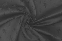 Floral Pattern Coutil.  Corsets Bustier Fabric. Black and White. Cotton/ Viscose