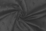 Floral Pattern Coutil.  Corsets Bustier Fabric. Black and White. Cotton/ Viscose