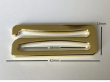 Bra /Lingerie Making. Gold Coloured Metal Swan Hooks/  G Hook | 34mm