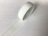 Bra Making Elastic. Crown Edge. Plush Back.12mm | 1/2 inch Wide  Ivory Colour