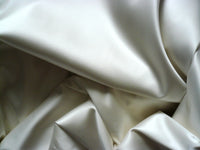 Stretch Satin for Bra/Lingerie Making. Ivory Colour.  41"/105cm Wide