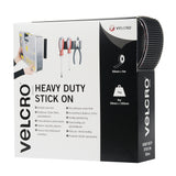 VELCRO® Hook & Loop Tape| Heavy Duty|  Stick | 50mm Wide | Black or White Colour
