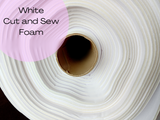 Bra Making Cut and Sew Foam. Padding Fabric. White Colour Padding Fabric.  3mm thick