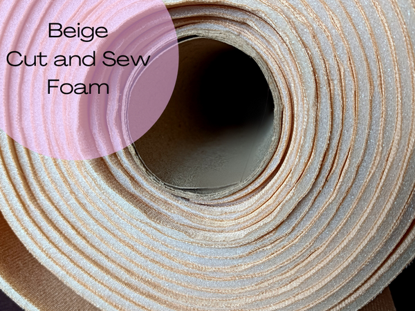 Bra Making Cut and Sew Foam. Padding Fabric. Nude/Beige Colour. 2