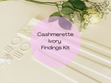 DIY Bra Findings Kit. Cashmerette. Willowdale.  Ivory Findings Kit Only.