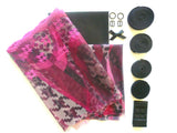 Animal Print Lace Bra Making Kit. Inc Fabric and Notions. Small/Medium Sizes