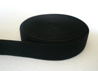Bra/Lingerie Band Elastic. Plain Band Black Elastic. Plush Back. Black Colour - 10mm Wide