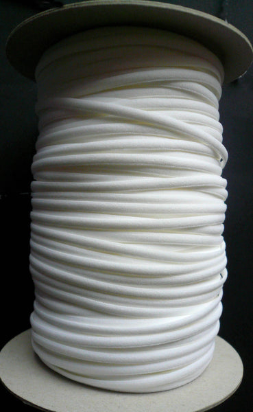 Spaghetti Strap/ Lingerie Elastic. 4mm or 1/8 inch Wide. Matte White Colour
