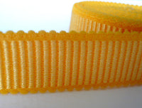 Bra / Lingerie Making Strap Elastic.. Satin Semi Sheen. 15mm or 5/8 inch wide. Sunflower Yellow