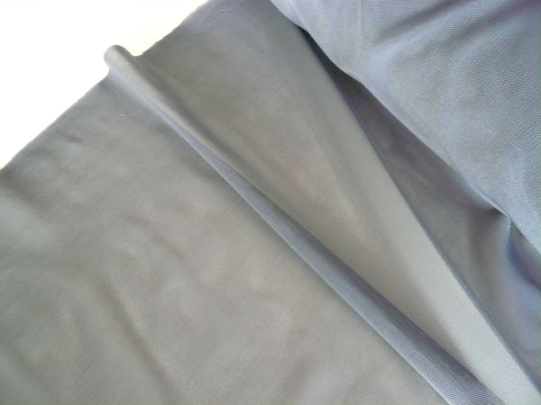 Stretch Mesh Fabric - Lingerie/Costume Making. 150cm Wide. Slate Grey Colour