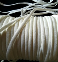 Spaghetti Strap/ Lingerie Elastic. 4mm | 1/8 inch Wide. Matte. Ivory Colour