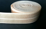 Foldover elastic. Beige Colour. 16mm Wide. Sewing Crafts