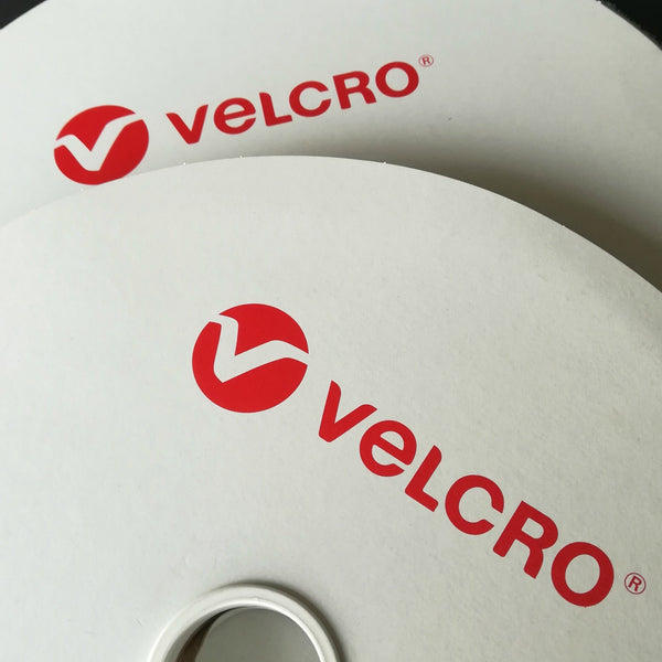 VELCRO® Brand 20mm Wide. Black or White. Hook and Loop Tape. IRON ON  Self Adhesive. Fastenings