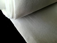 Premium Cotton Lycra Fabric. 160cm / 62 inches wide. White