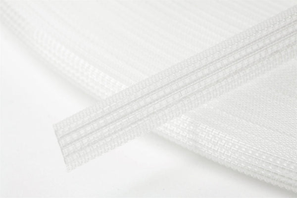 Polyester boning. 12mm wide. White | Black | Clear