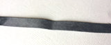 Swimwear / Active Wear Flat Rubber Elastic. 6mm | 1/4 Inch Wide . Charcoal Colour