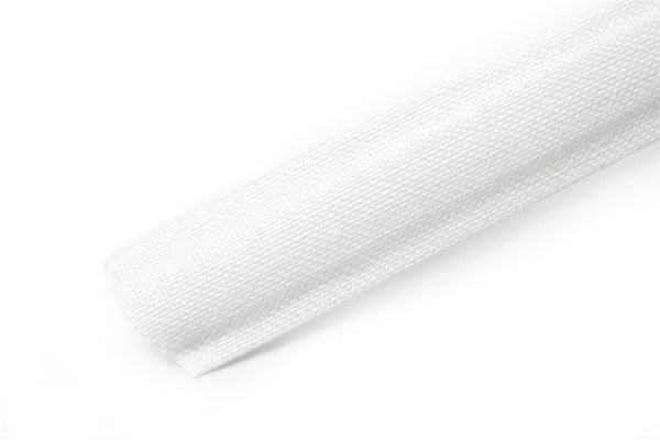 Cotton covered polyester boning. 12mm wide. White | Black