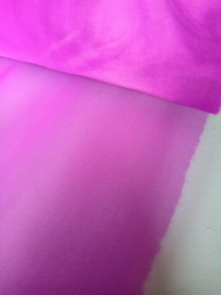20 Denier/ Stabilised Nylon Fabric in Bright Pink Colour - Bra / Lingerie Making. Sewing Craft