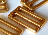 Bra /Lingerie Making. Gold Coloured Metal Swan Hooks/  G Hook. Various Sizes