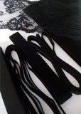 DIY Bra Making Kit and / or Knickers Kit (Sold Separate)  Black Lace and Tulle. Inc Fabrics and Notions.