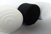 Plush Band Elastic/ Sport Bra Elastic 32mm & 35mm wide. Black | White | Ivory