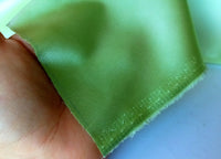 Stretch Satin for Bra/Lingerie Making. Pale Green Colour. Sewing Craft