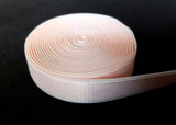 Bra Strap Elastic. Satin Semi Sheen. Plush Back Elastic. Pale Pink Colour - 13mm or 1/2 inch wide