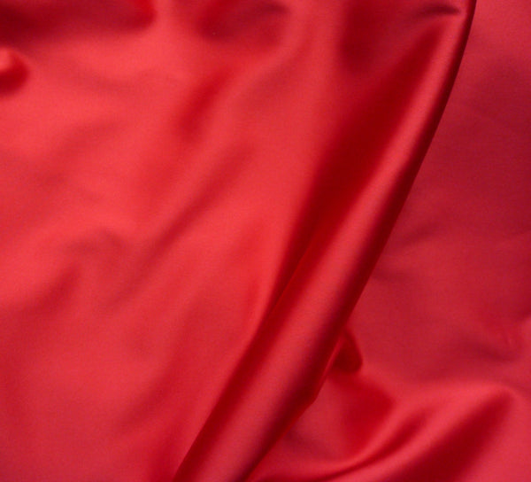 Stretch Satin for Bra/Lingerie Making. Red Colour - Sewing Craft